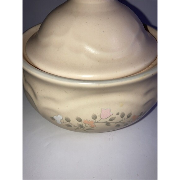 Vintage Pfaltzgraff, Sugar Bowl, Candy Dish, 1980s "Remembrance" with Lid - Picture 3 of 7